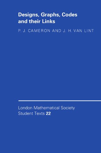 Designs, Graphs, Codes and their Links (London Mathematical Society Student Texts, Band 22)
