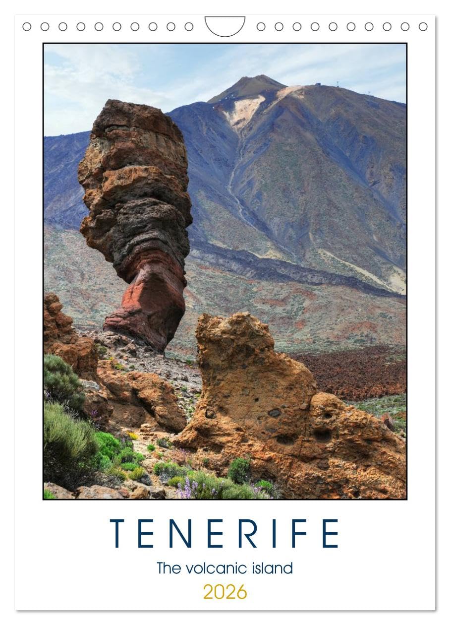 Tenerife - The volcanic island (Wall Calendar 2026 DIN A4 portrait), CALVENDO 12 Month Wall Calendar: Natural wonders of the island