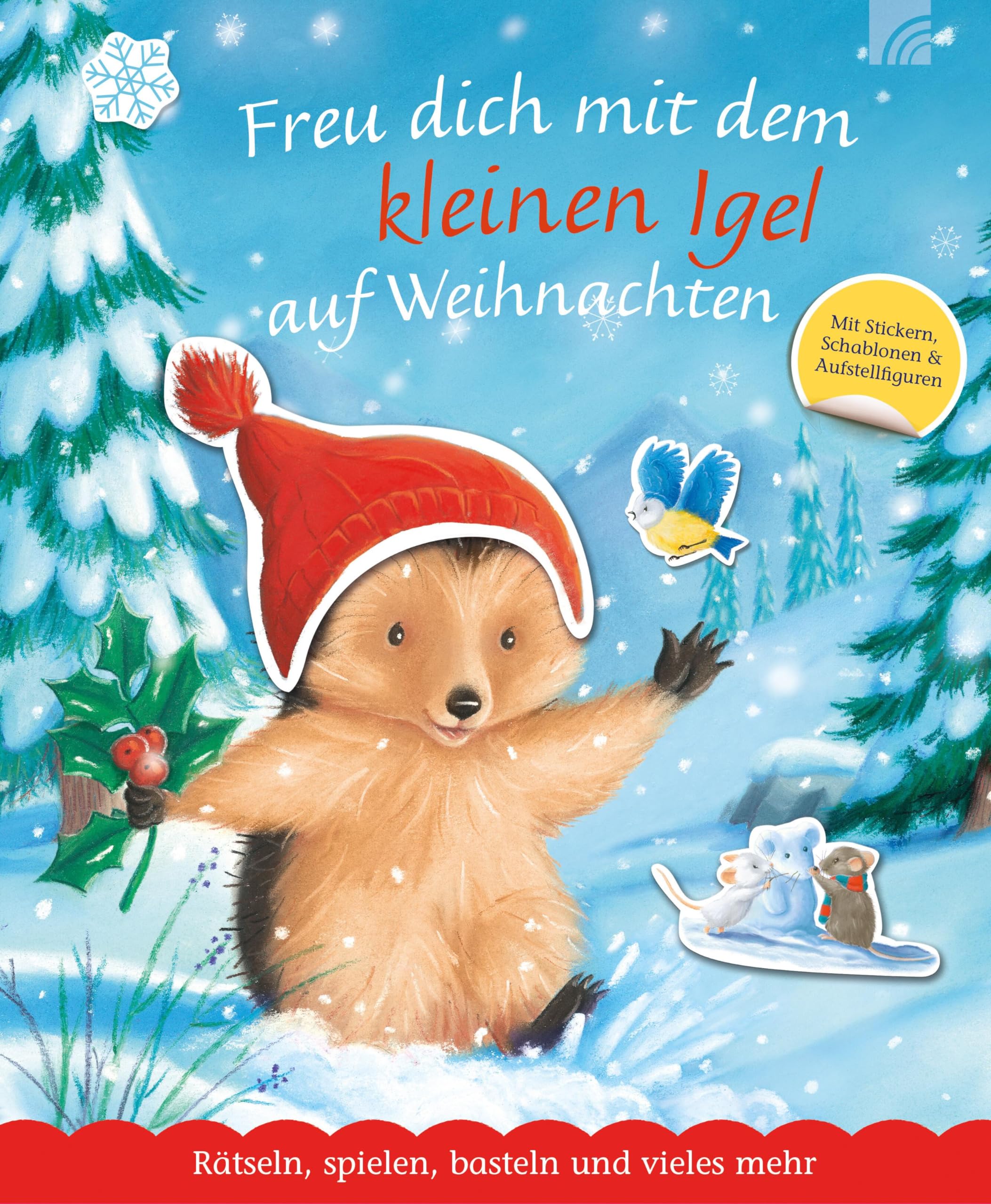 Freu dich mit dem kleinen Igel auf Weihnachten: Rätseln, spielen, basteln und vieles mehr - gemeinsam mit dem kleinen Igel Weihnachten vorbereiten mit ... und Backvorschlägen für Kinder ab 3 Jahren.