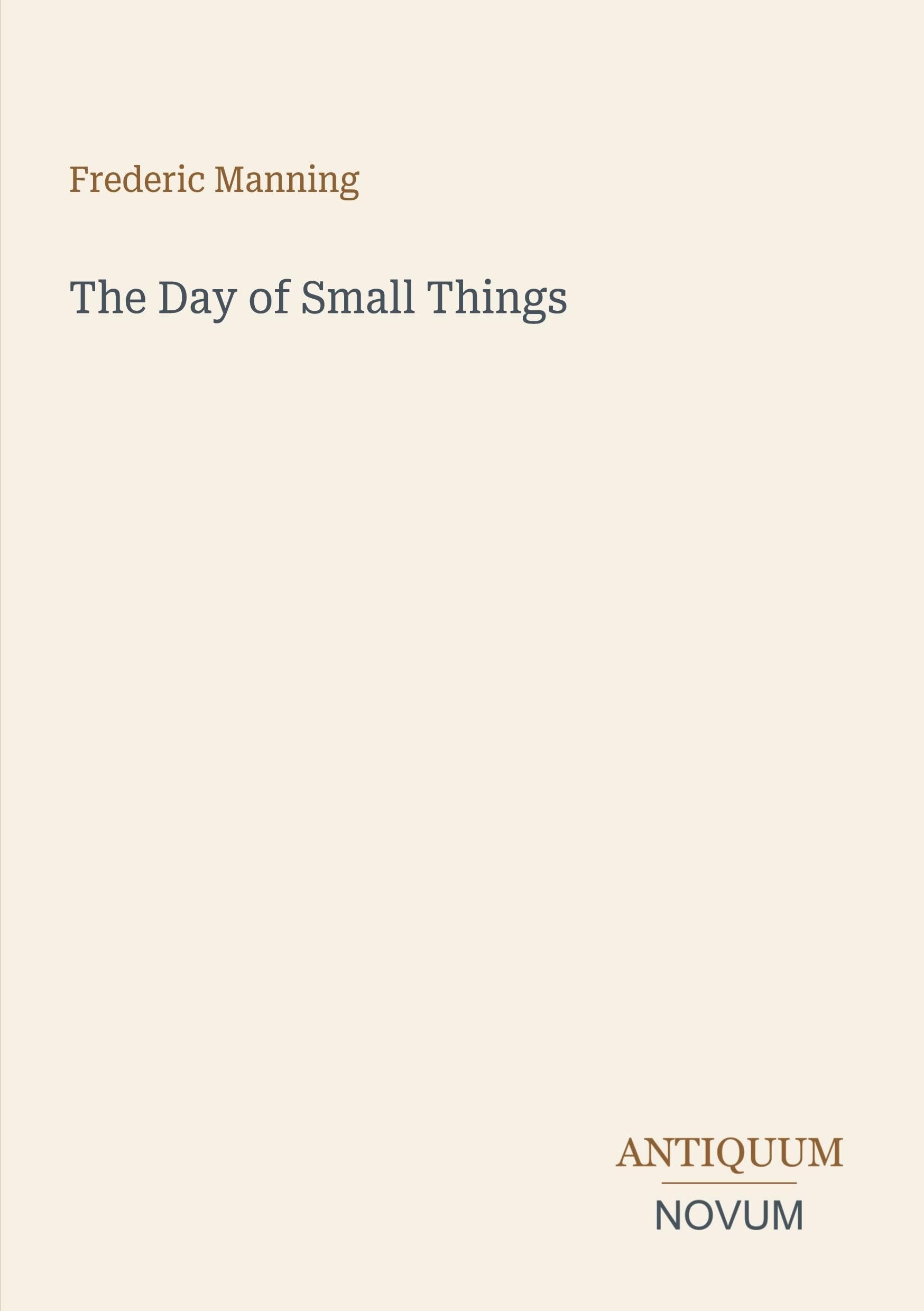 The Day of Small Things