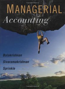 Managerial Accounting: Models for Decision-making
