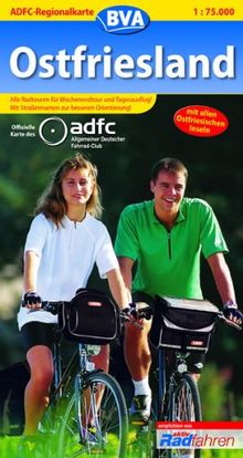 ADFC Regionalkarten : Ostfriesland 1:75.000