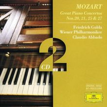 Mozart: Klavierkonzerte 20, 21, 25, 27 von Gulda,Friedrich, Abbado,Claudio | CD | Zustand gut