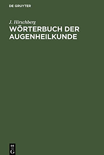 Wörterbuch der Augenheilkunde