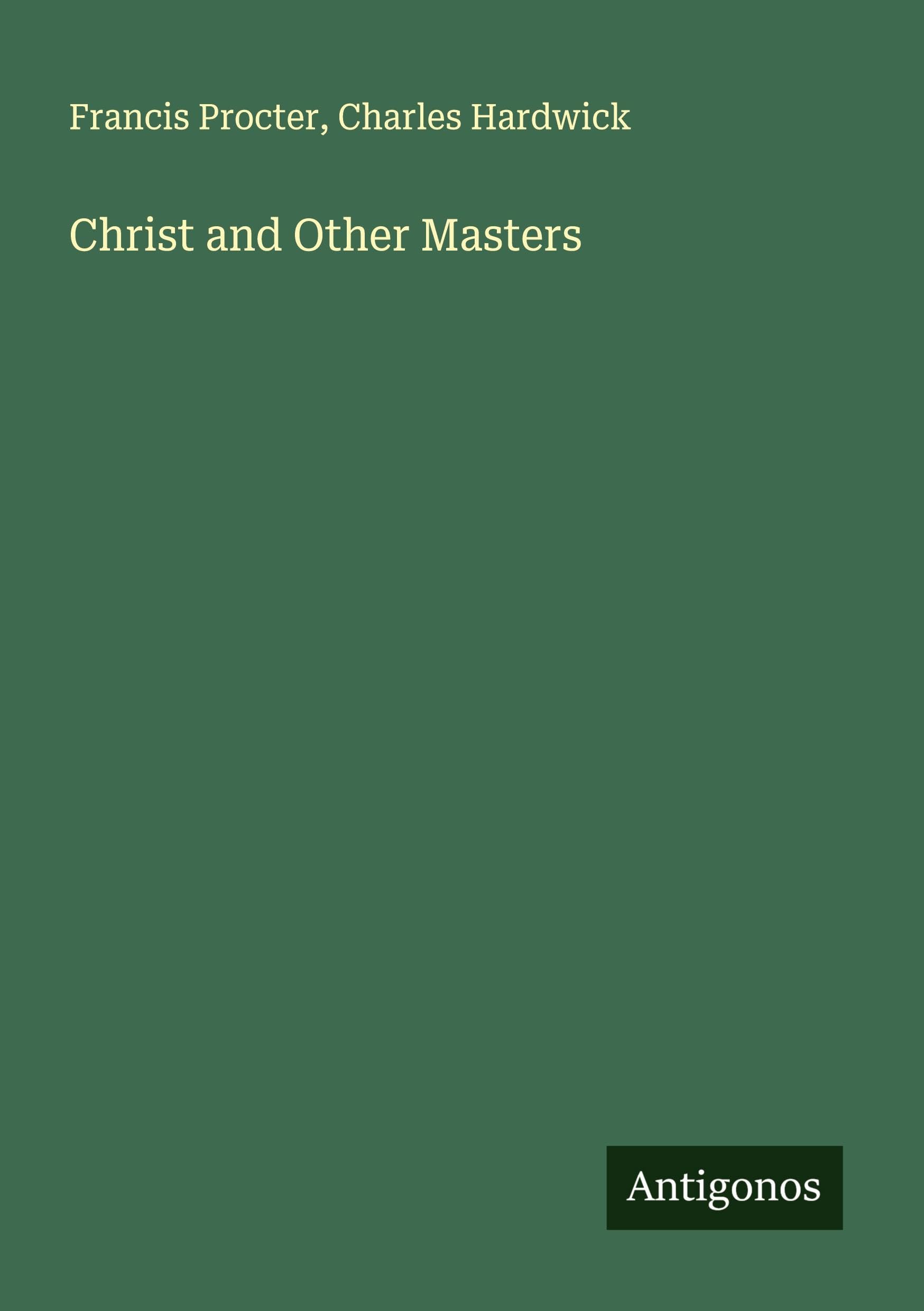 Christ and Other Masters