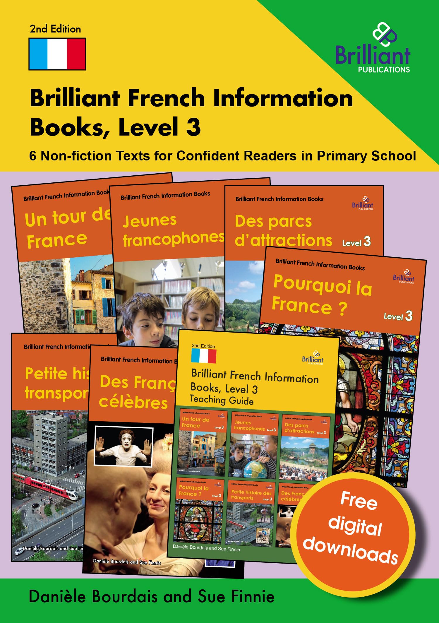 Brilliant French Information Books, Level 3: 6 Non-fiction Texts for Confident Readers in Primary School