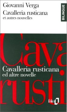 Cavalleria rusticana : et autres nouvelles. Cavalleria rusticana : ed altre novelle