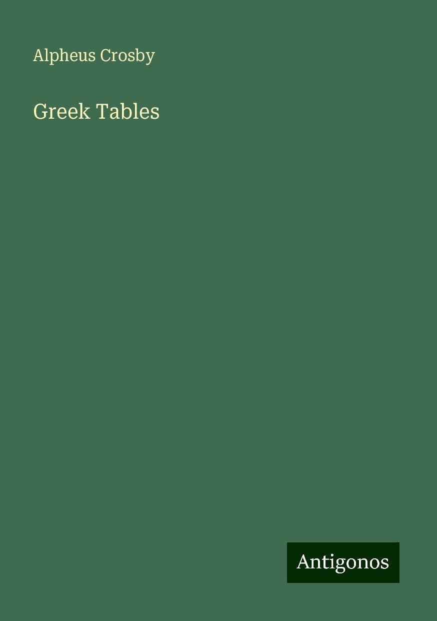 Greek Tables