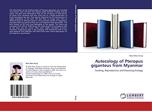Autecology of Pteropus giganteus from Myanmar: Feeding, Reproductive and Roosting Ecology
