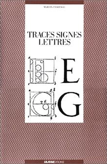 Traces, signes, lettres