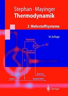 Thermodynamik: Band 2: Mehrstoffsysteme und chemische Reaktionen. Grundlagen und technische Anwendungen (Springer-Lehrbuch)