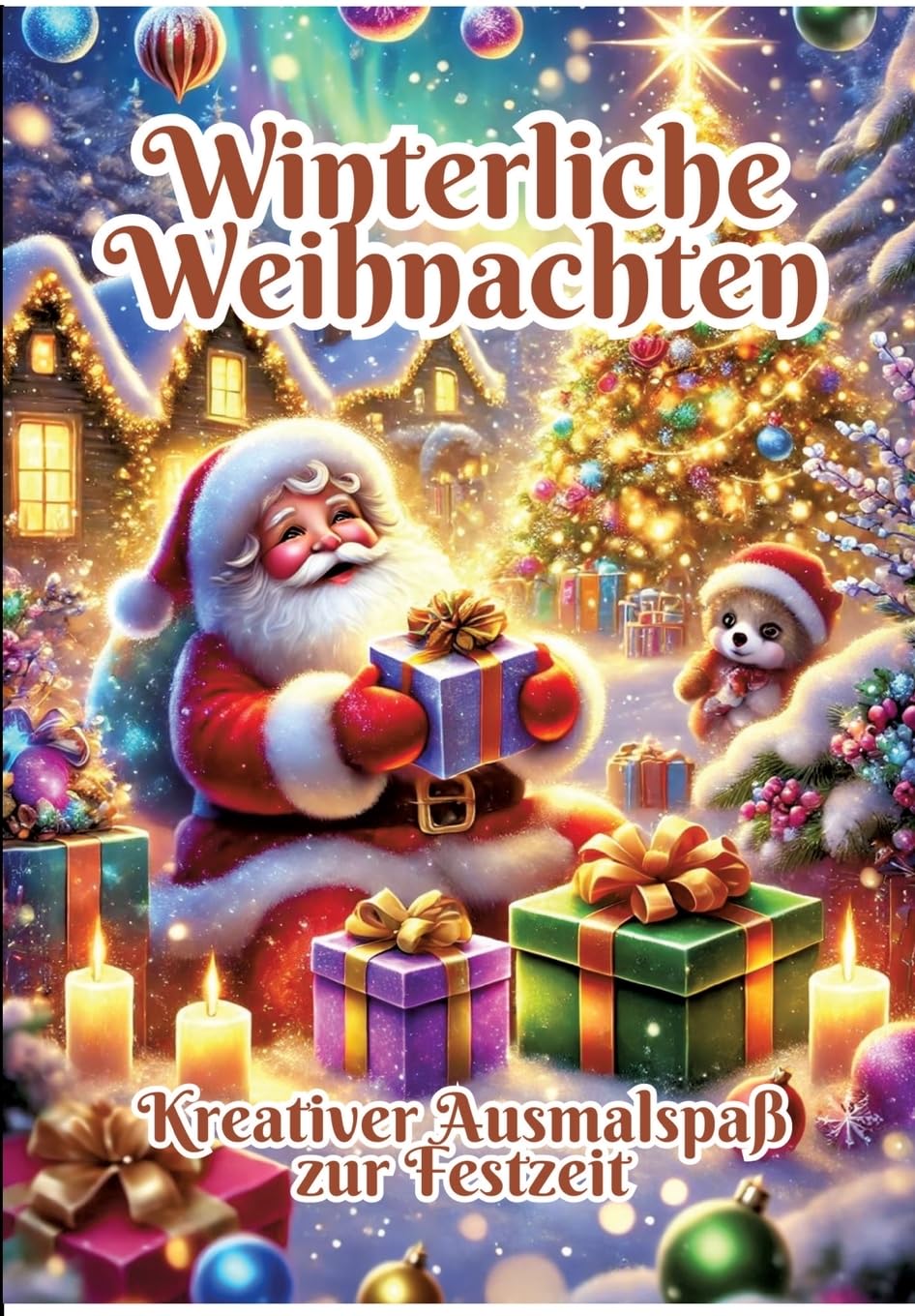 Winterliche Weihnachten: Kreativer Ausmalspaß zur Festzeit