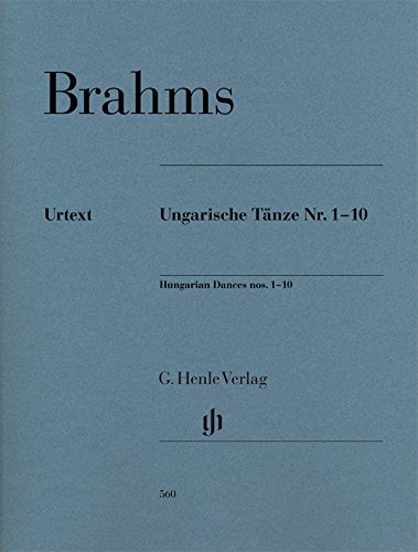 Ungarische Tänze Nr. 1-10 - revidierte Ausgabe; Klavier zu zwei Händen