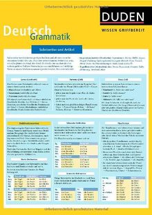 Duden Wissen griffbereit. Deutsch: Grammatik