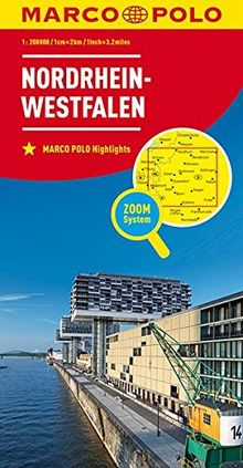 MARCO POLO Karte Deutschland Blatt 5 Nordrhein-Westfalen 1:200 000 (MARCO POLO Karte 1:200000) | Buch | Zustand sehr gut