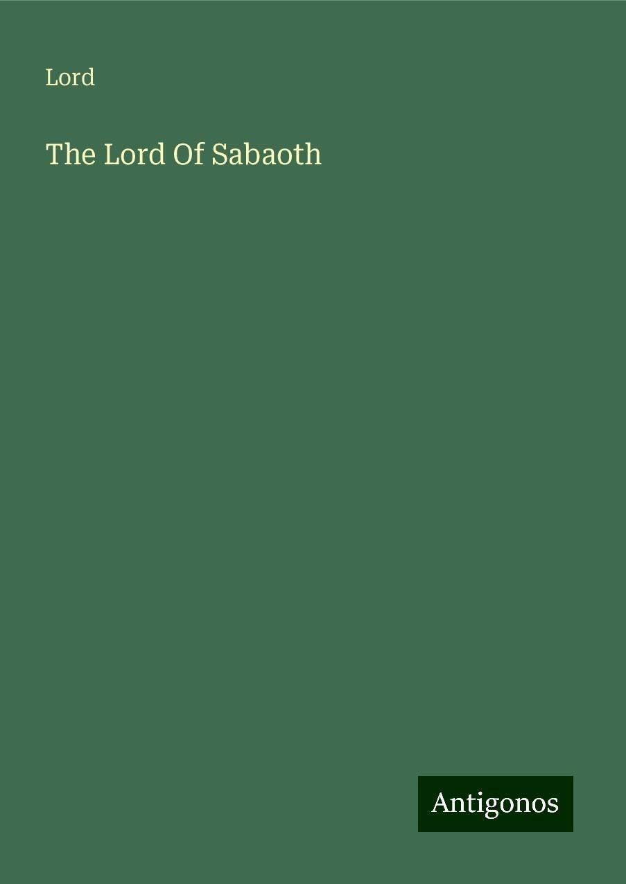 The Lord Of Sabaoth
