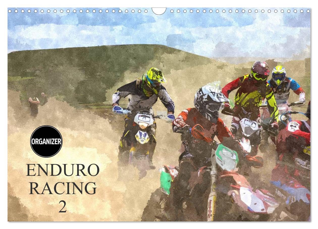 ENDURO RACING 2 (Wall Calendar 2026 DIN A3 landscape), CALVENDO 12 Month Wall Calendar: Off road racing at its best
