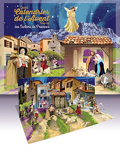 UNBEKANNT Grand calendrier de l'avent pop-up des santons de Provence