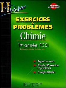 Chimie 1ère Année Pcsi Exercices Et Problèmes H Prepa De - 