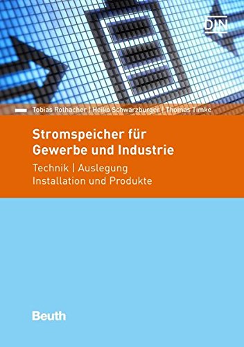 Stromspeicher für Gewerbe und Industrie: Technik, Auswahl und Auslegung Mit Anmerkungen für Heimspeicher (Beuth Praxis)