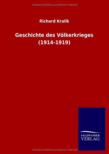 Geschichte des Völkerkrieges (1914-1919)