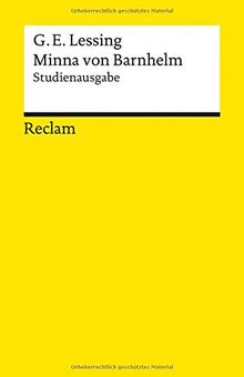 Minna von Barnhelm, oder das Soldatenglück: Studienausgabe (Reclams Universal-Bibliothek)