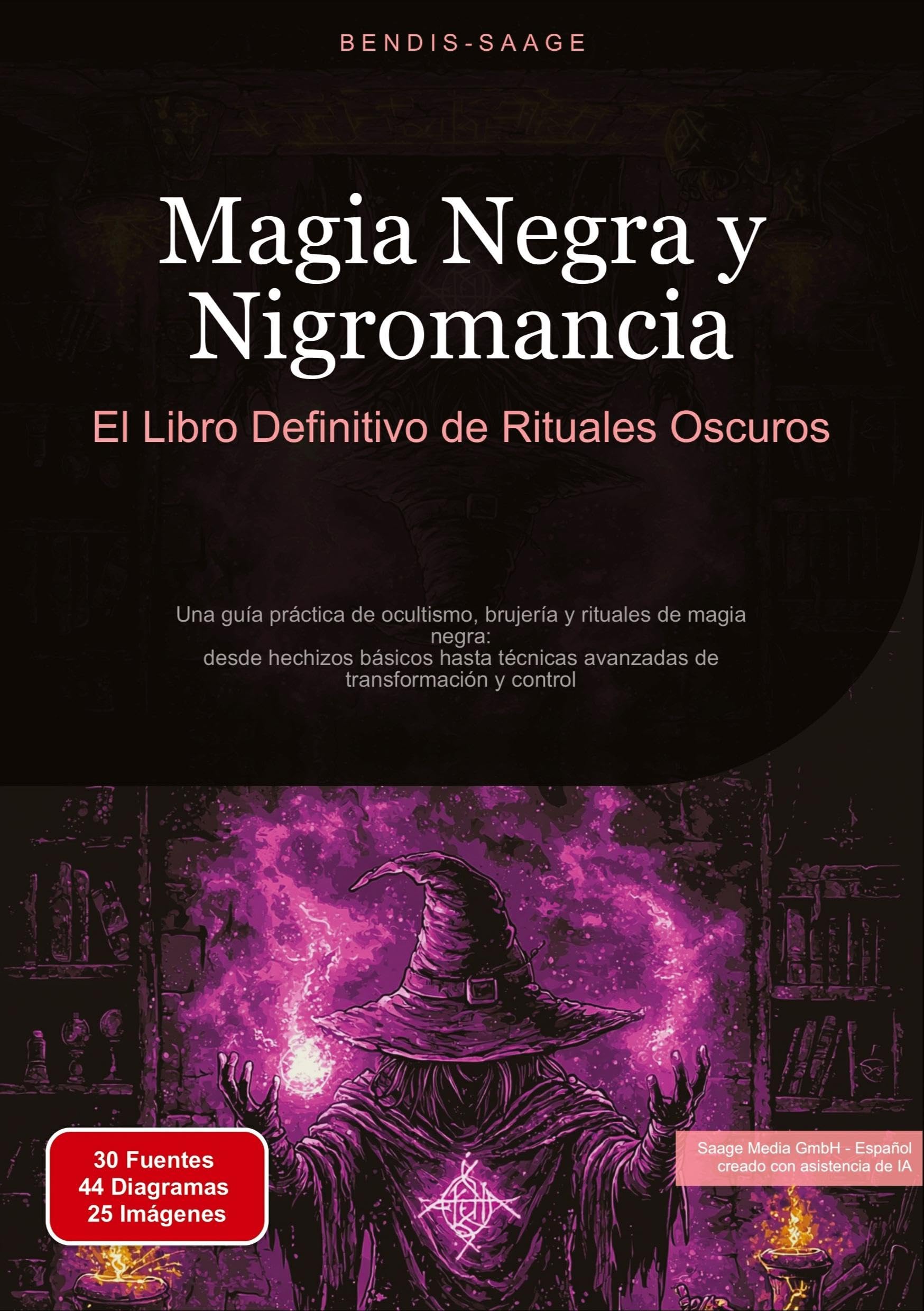 Magia Negra y Nigromancia: El Libro Definitivo de Rituales Oscuros: Una guía práctica de ocultismo, brujería y rituales de magia negra: desde hechizos ... avanzadas de transformación y control