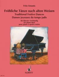 Fröhliche Tänze nach alten Weisen: Klavier 4-händig.