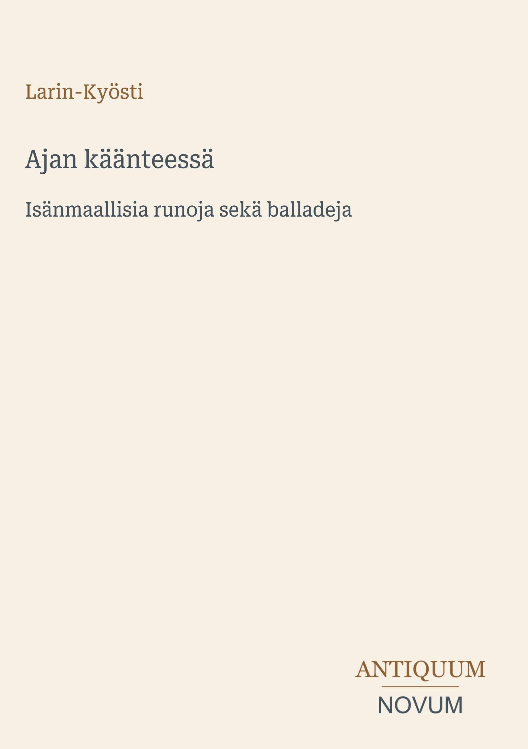 Ajan käänteessä