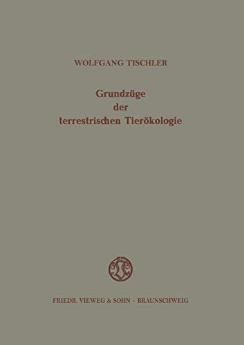 Grundzüge der terrestrischen Tierökologie (German Edition)