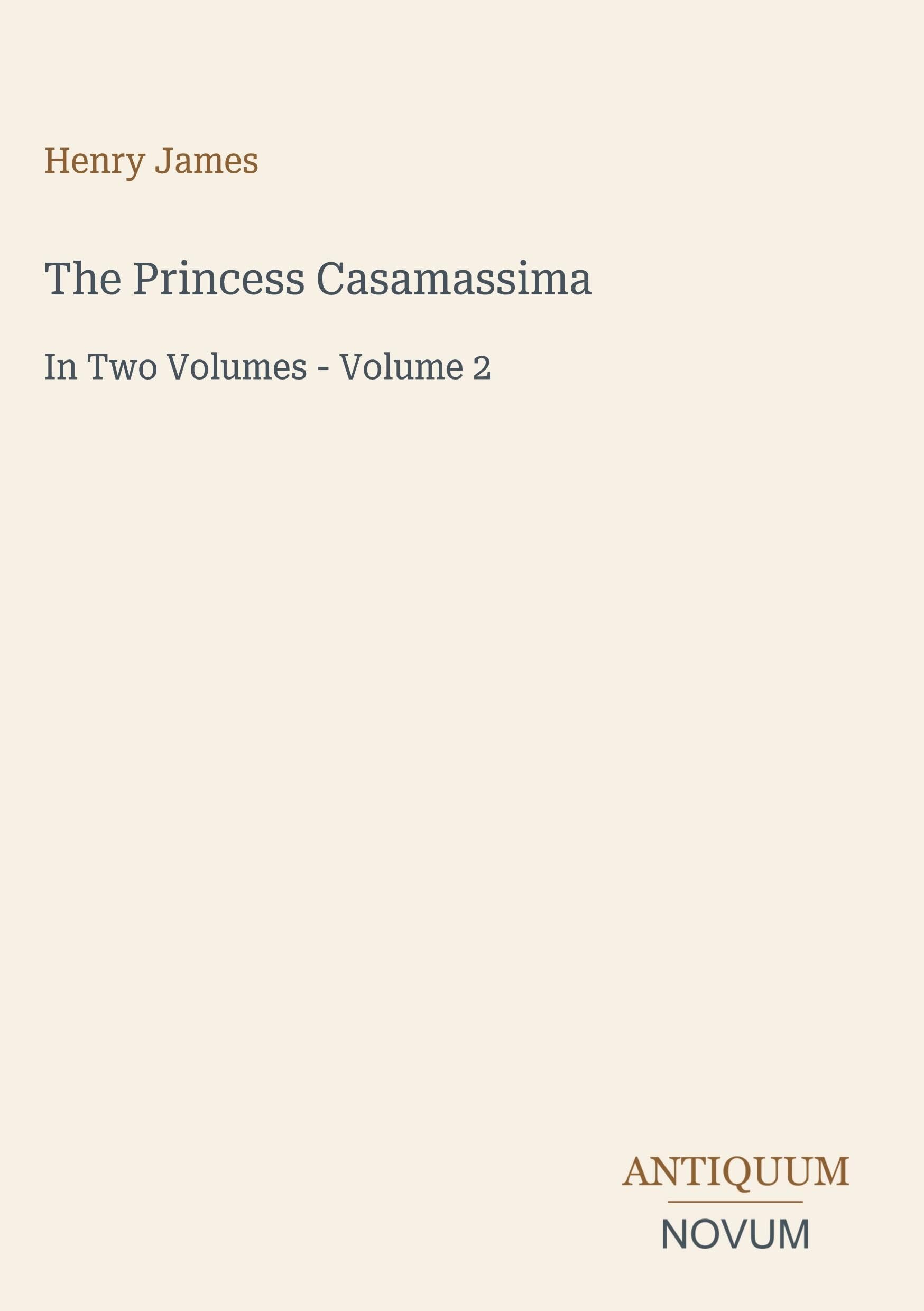 The Princess Casamassima