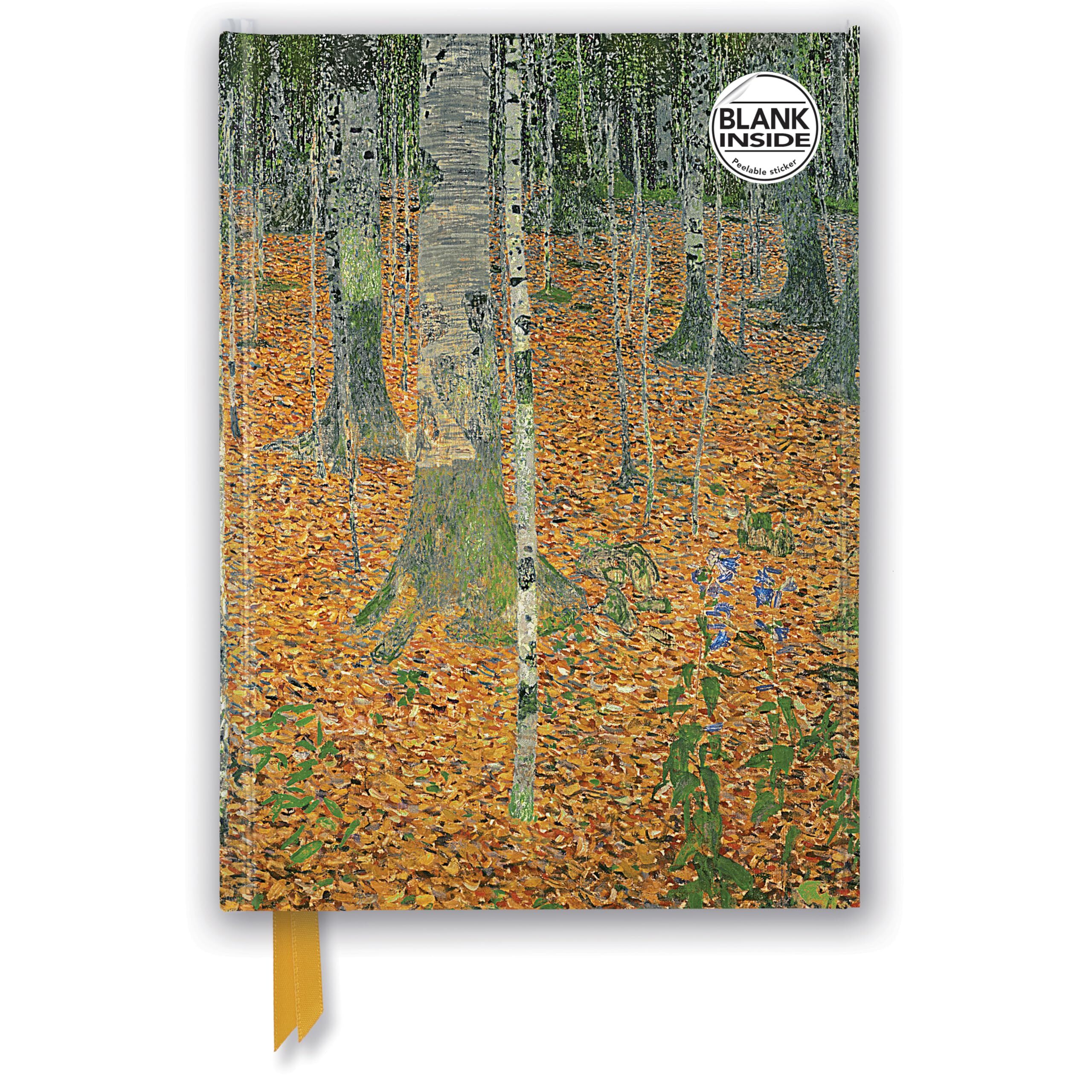 Gustav Klimt: The Birch Wood (Foiled Blank Journal)