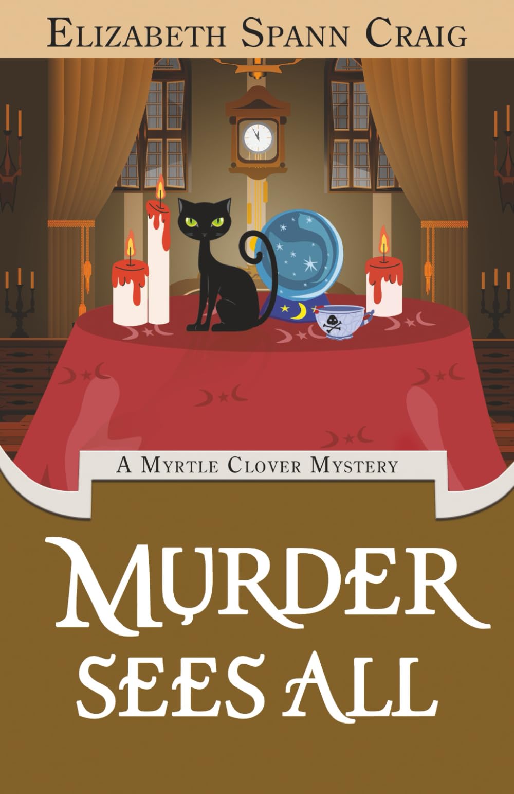 Murder Sees All (A Myrtle Clover Cozy Mystery, Band 27)