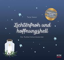 Lichterfroh und hoffnungshell: Der Rubbel-Adventskalender