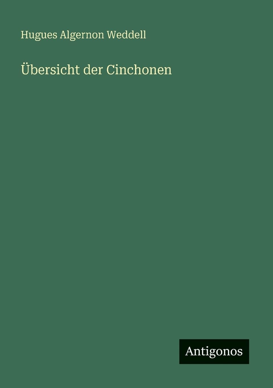 Übersicht der Cinchonen