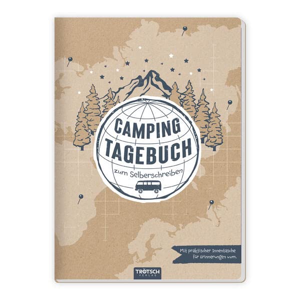 Trötsch Camping Tagebuch: Tagebuch Camping Eintragebuch Geschenk