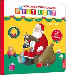 Mon cahier d'autocollants P'tit Loup : c'est Noël !