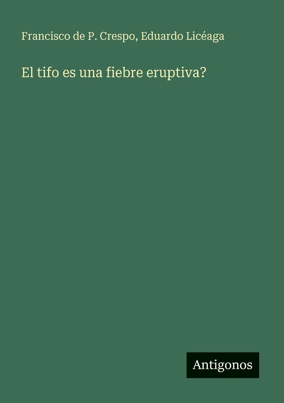El tifo es una fiebre eruptiva?