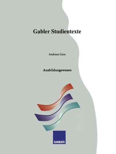 Ausbildungswesen (Gabler-Studientexte)