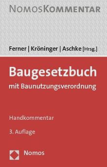 Baugesetzbuch: mit Baunutzungsverordnung