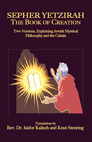 Isidor Kalisch Sepher Yetzirah, The Book Of Creation