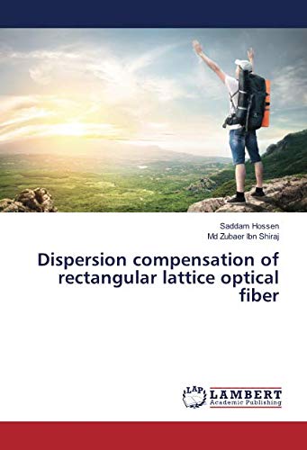 Dispersion compensation of rectangular lattice optical fiber