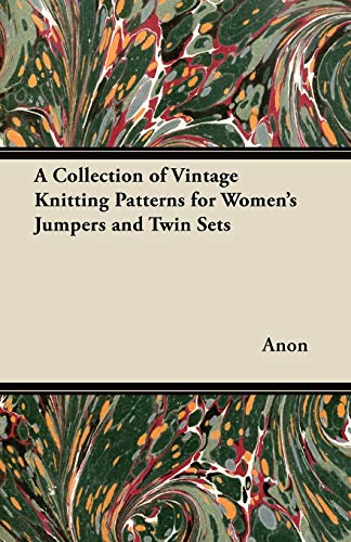 A Collection of Vintage Knitting Patterns for Women's Jumpers and Twin Sets