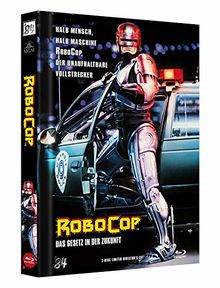 RoboCop 1 - 2-Disc Limited Director‘s Cut - Mediabook, Cover A  (+ DVD) [Blu-ray]