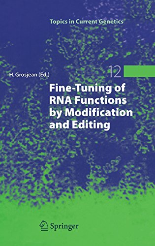 Fine-Tuning of RNA Functions by Modification and Editing (Topics in Current Genetics)