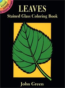 Leaves Stained Glass Coloring Book (Dover Little Activity Books)