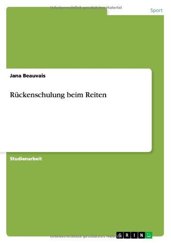 Rückenschulung beim Reiten