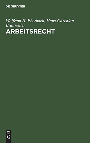 Arbeitsrecht: Systematische Darstellung