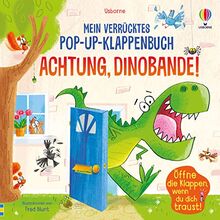 Mein verrücktes Pop-up-Klappenbuch: Achtung, Dinobande!: Öffne die Klappen, wenn du dich traust!