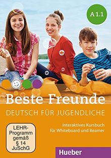 Beste Freunde A1/1: Deutsch für Jugendliche.Deutsch als Fremdaprache / Interaktives Kursbuch für Whiteboard und Beamer - DVD-ROM